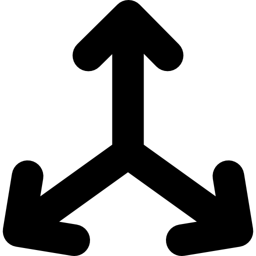 Grouped triangular arrows